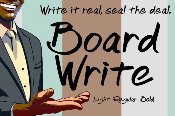 Boardwrite: The Marker Font That Makes Your Products Pop
