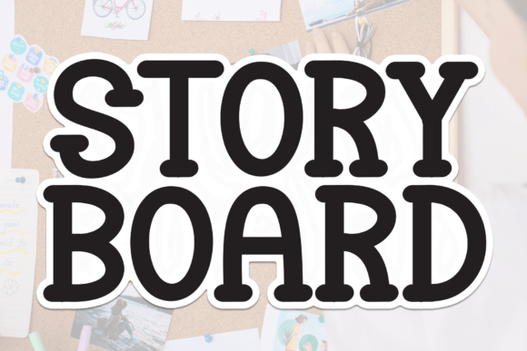 Bring Charm to Your Creations with Story Board Font