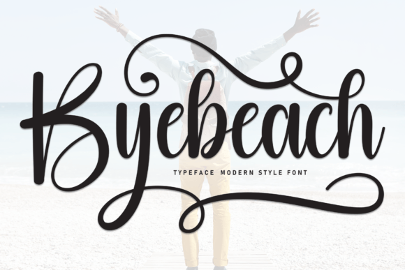 Byebeach: The Strategic Script Font for Digital Marketers
