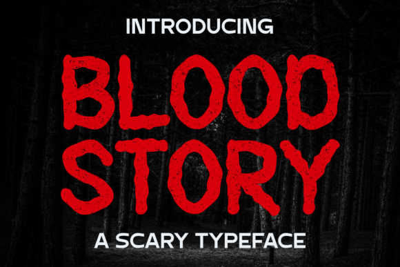 Crafting a Spooky Digital Brand with the Blood Story Display Font