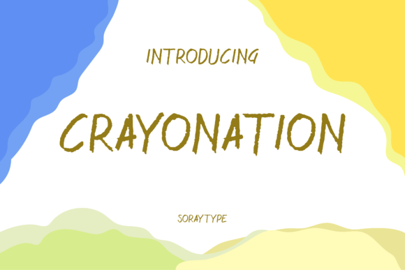Crayonation: A Handcrafted Brush Font for Authentic Brand Identity