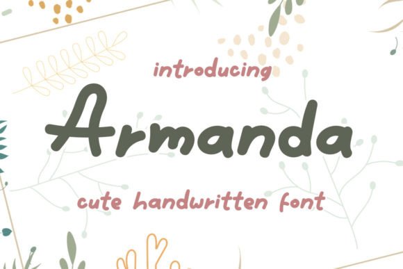 Finding Armanda: A Script Font for Modern Web Layouts
