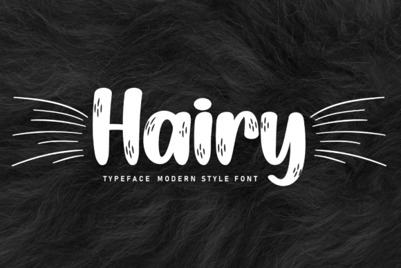 Hairy: A Timeless Handwritten Font for Crafters and Makers