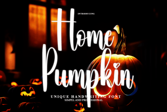 Home Pumpkin Font: A Warm Touch for Your Brand's Identity