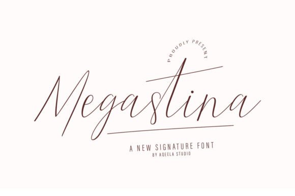 Megastina: The Contemporary Handwritten Font for Editorial Design