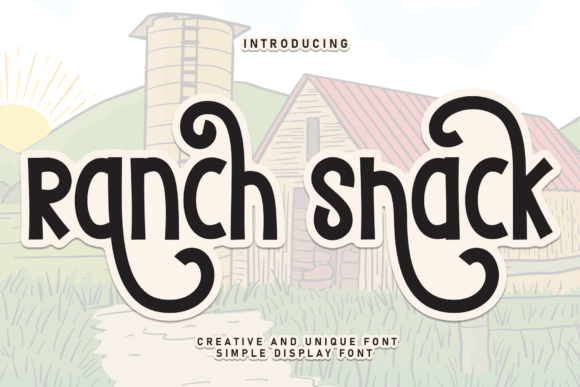 Ranch Shack: A Friendly Handwritten Font for Editorial Design