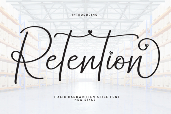 Retention Font: A Premium Script Amp for Everyday Business