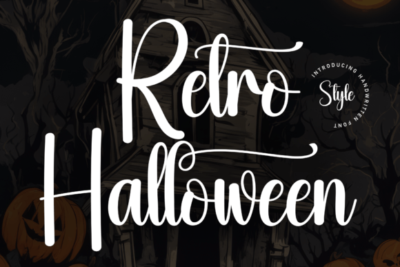 Retro Halloween: A Script Font for Editorial Atmosphere