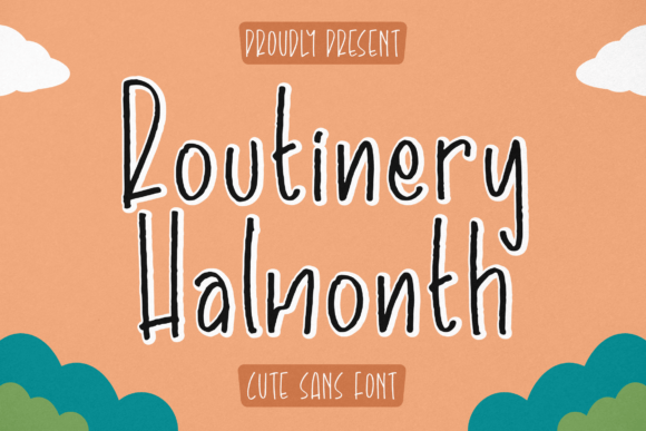 Routinery Halmonth: A Handwritten Font for Editorial Charm