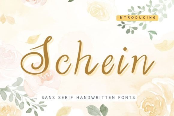 Schein: A Script Font for Elegant Editorial Design