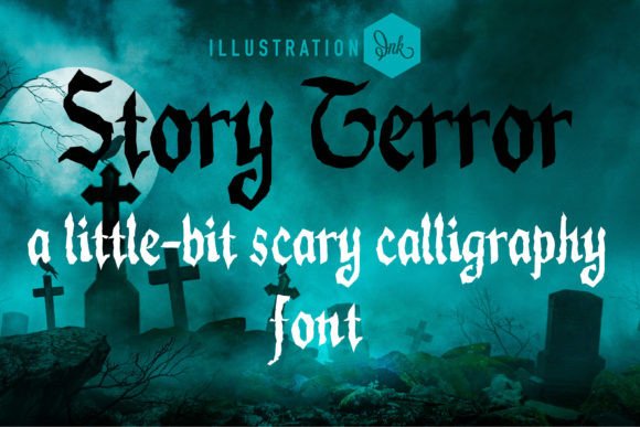 Story Terror: An Editorial Font for Atmospheric Design