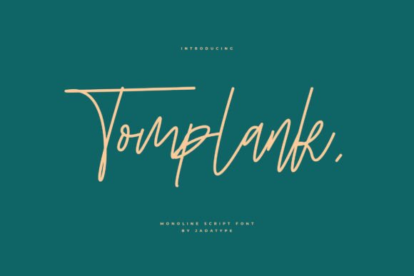 Tomplank: A Font That Brings Personality to Your Campaign Visuals